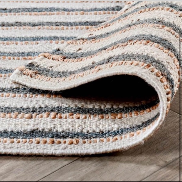 Striped Area Rug - Picture 3 of 4